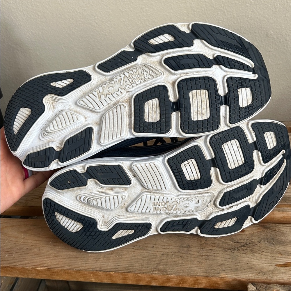 Hoka One One Bondi 6 in Mood Indigo, Dusty Pink Size 10.5 - Picture 5 of 9